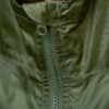 Hikehopper Trekmates Rove poncho groen detail zipper
