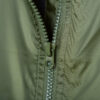 Hikehopper Trekmates Rove poncho groen detail zipper down