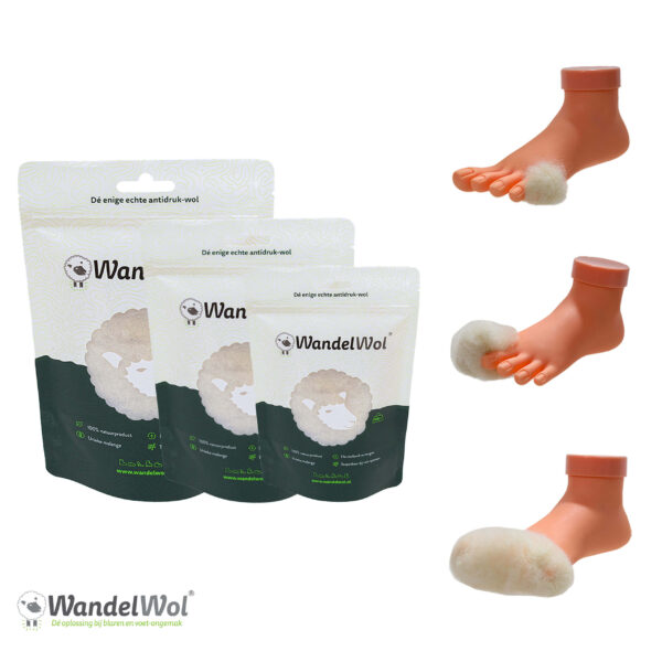 Wandelwol - Antidruk wol- 40g