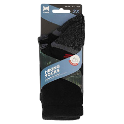 Angro – Xtreme adults hiking wandelsokken wol – 2-pack
