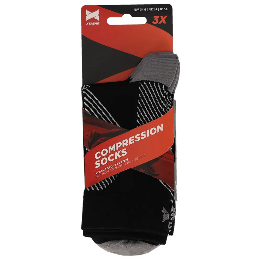 Angro - Xtreme sports/compression wandelsokken - 3-pack - Afbeelding 3