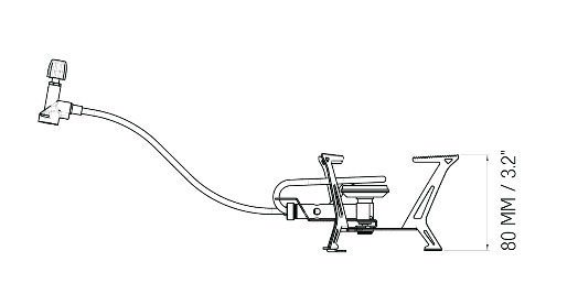 Primus Express Spider II gasbrander met slang - Afbeelding 3