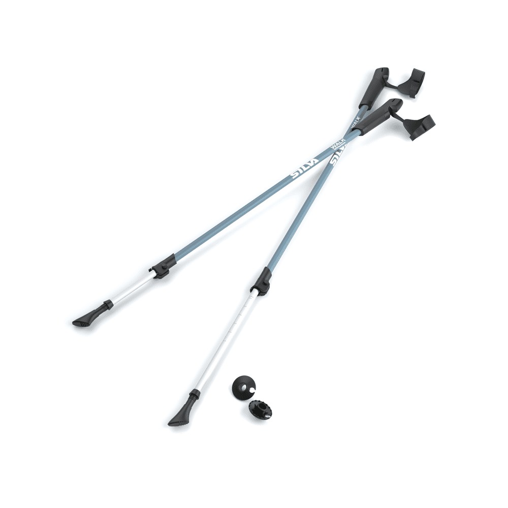 Silva Wandelstokken aluminium – rubberen grip - Afbeelding 2